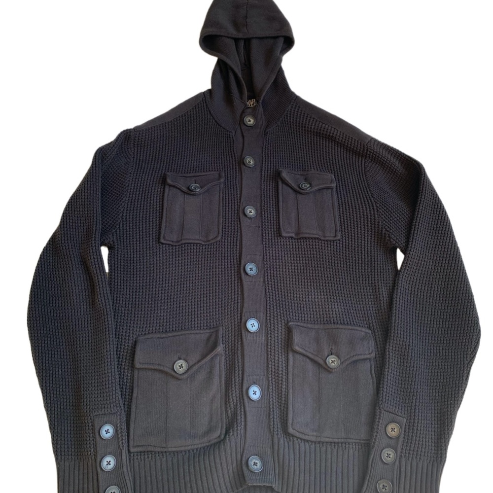 Trash Nouveau Buttoned Hoodie